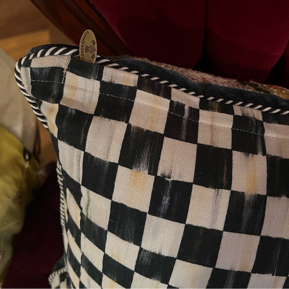 MacKenzie Childs Scottish Ram pillow. Only used for display.3 available - Picture 3 of 4